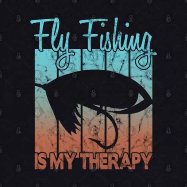 Fly fishing is my therapy by FromBerlinGift